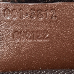 Pre Owned Gucci Beige/Brown GG Canvas and Leather Shoulder Bag