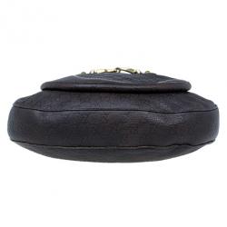 مملوكة مسبقًا Gucci Brown GG Leather Saddle Bag
