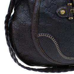 مملوكة مسبقًا Gucci Brown GG Leather Saddle Bag
