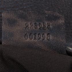 مملوكة مسبقًا Gucci Brown GG Leather Saddle Bag