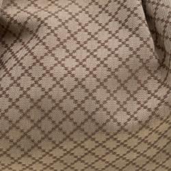 Pre Owned Gucci Beige Diamante Canvas Medium Sukey Tote