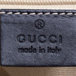 Pre Owned Gucci Beige Diamante Canvas Medium Sukey Tote