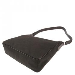 مملوكة مسبقًا حقيبة كتف غوتشي كانفاس بنية داكنة