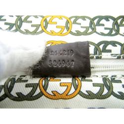 مملوكة مسبقًا حقيبة كتف غوتشي كانفاس بنية داكنة