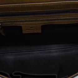 Pre Owned Gucci Python and Leather Marrakech Clutch