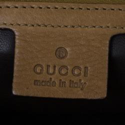 Pre Owned Gucci Python and Leather Marrakech Clutch