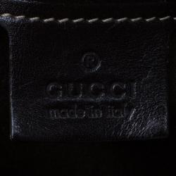 Pre Owned Gucci GG Canvas Medium Pelham Studded Hobo