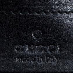 Pre Owned Gucci Black GG Canvas Medium Babouska Indy Top Handle Bag