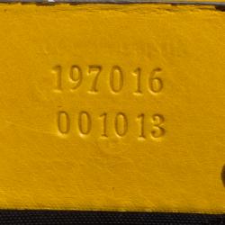 Pre Owned Gucci Yellow Patent Leather Large Hysteria Hobo