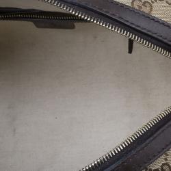 Pre Owned Gucci GG Canvas Web Detail Original Boston Bag