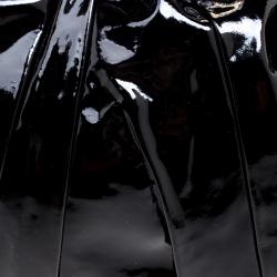 Pre Owned Gucci Black Patent Leather Large Hysteria Hobo