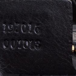 Pre Owned Gucci Black Patent Leather Large Hysteria Hobo