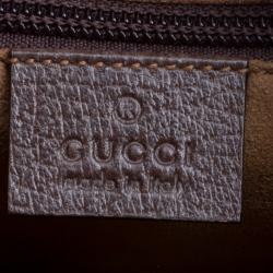 Pre Owned Gucci Beige/Brown Tian Print GG Supreme Canvas Messenger Bag