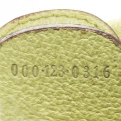 Pre Owned Gucci Mint Green Suede Vintage Bamboo Handle Bag