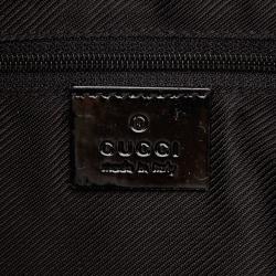 مملوكة مسبقًا Gucci Black GG Canvas/Leather Hobo
