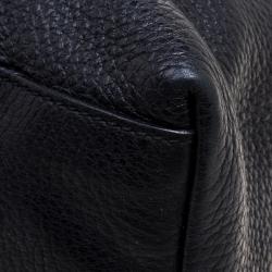 مملوكة مسبقًا Gucci Black Pebbled Leather Medium Soho Tote