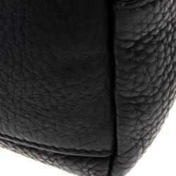 مملوكة مسبقًا Gucci Black Pebbled Leather Medium Soho Tote