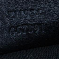 Pre Owned Gucci Black Canvas Ladies Web Pochette