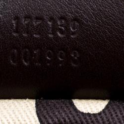 Pre Owned Gucci Dark Brown Guccissima Leather Medium Indy Top Handle Bag