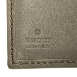 Gucci Off White Guccissima Leather Wave Continental Wallet