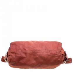 مملوكة مسبقًا Gucci Brown Leather Medium Bamboo Bar Shoulder Bag