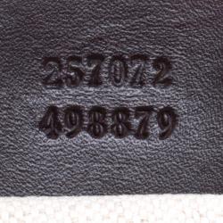 مملوكة مسبقًا حقيبة كروس غوتشي لافلي هارت جلد وكانفاس GG بنية/ بيج