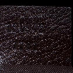 مملوكة مسبقًا حقيبة غوتشي جوي بوسطن كانفاس بيج/بني GG صغيرة