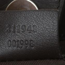 Pre Owned Gucci Beige Monogram Canvas Large Sukey Bag