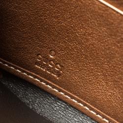 Gucci Beige/Bronze GG Canvas Interlocking G Zip Around Wallet