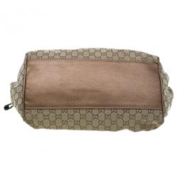 Pre Owned Gucci Monogram Canvas Sukey Dome Bag