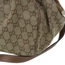 Pre Owned Gucci Monogram Canvas Sukey Dome Bag