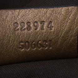 Pre Owned Gucci Monogram Canvas Sukey Dome Bag