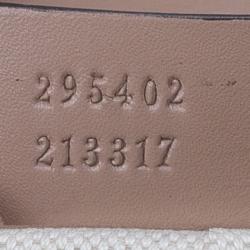 Pre Owned Gucci Beige Monogram Emily Chain Medium Shoulder Bag