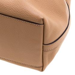 مملوكة مسبقًا حقيبة يد غوتشي جيفورد جلد بيج