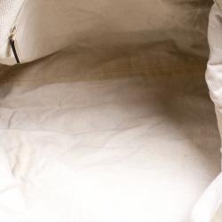 Pre Owned حقيبة غوتشي سوكي بوسطن متوسطة كانفاس GG بيج