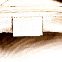 Pre Owned حقيبة غوتشي سوكي بوسطن متوسطة كانفاس GG بيج