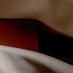 Pre Owned Gucci Beige/Tan GG Canvas Medium Vintage Web Boston Bag