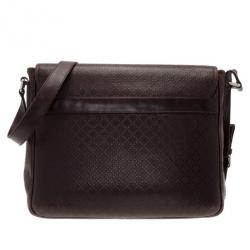 مملوكة مسبقًا Gucci Brown Micro Guccissima Leather Joy Messenger Bag