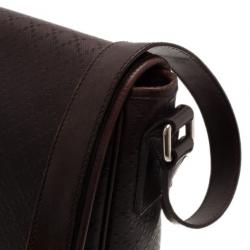 مملوكة مسبقًا Gucci Brown Micro Guccissima Leather Joy Messenger Bag