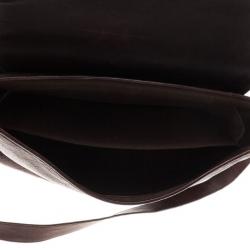 مملوكة مسبقًا Gucci Brown Micro Guccissima Leather Joy Messenger Bag