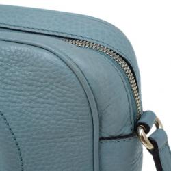 مملوكة مسبقًا Gucci Aqua Leather Soho Disco Shoulder Bag