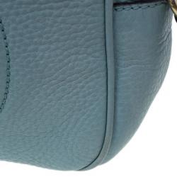 مملوكة مسبقًا Gucci Aqua Leather Soho Disco Shoulder Bag