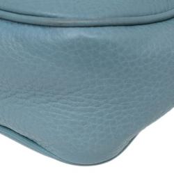 مملوكة مسبقًا Gucci Aqua Leather Soho Disco Shoulder Bag