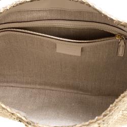 Pre Owned Gucci Gold Python Jackie O Bouvier Hobo