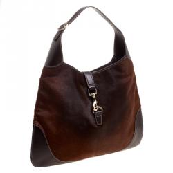 Pre Owned حقيبة غوتشي O جاكي ويب كانفاس GG أوف وايت/ بيج