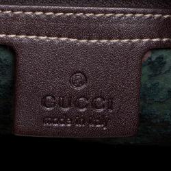 Pre Owned حقيبة غوتشي O جاكي ويب كانفاس GG أوف وايت/ بيج