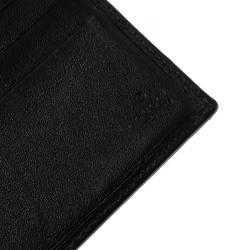 Gucci Black GG Canvas Web Bifold Wallet