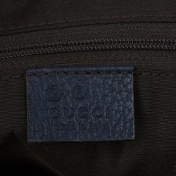 مملوكة مسبقًا Gucci Blue GG Coated Canvas Large Crossbody