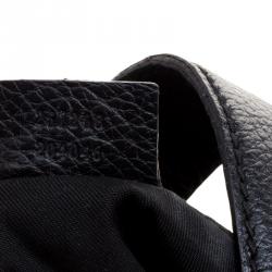 Pre Owned حقيبة غوتشي نايلون GG سوداء