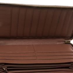 Gucci Beige GG Supreme Star Canvas Zip Around Wallet 